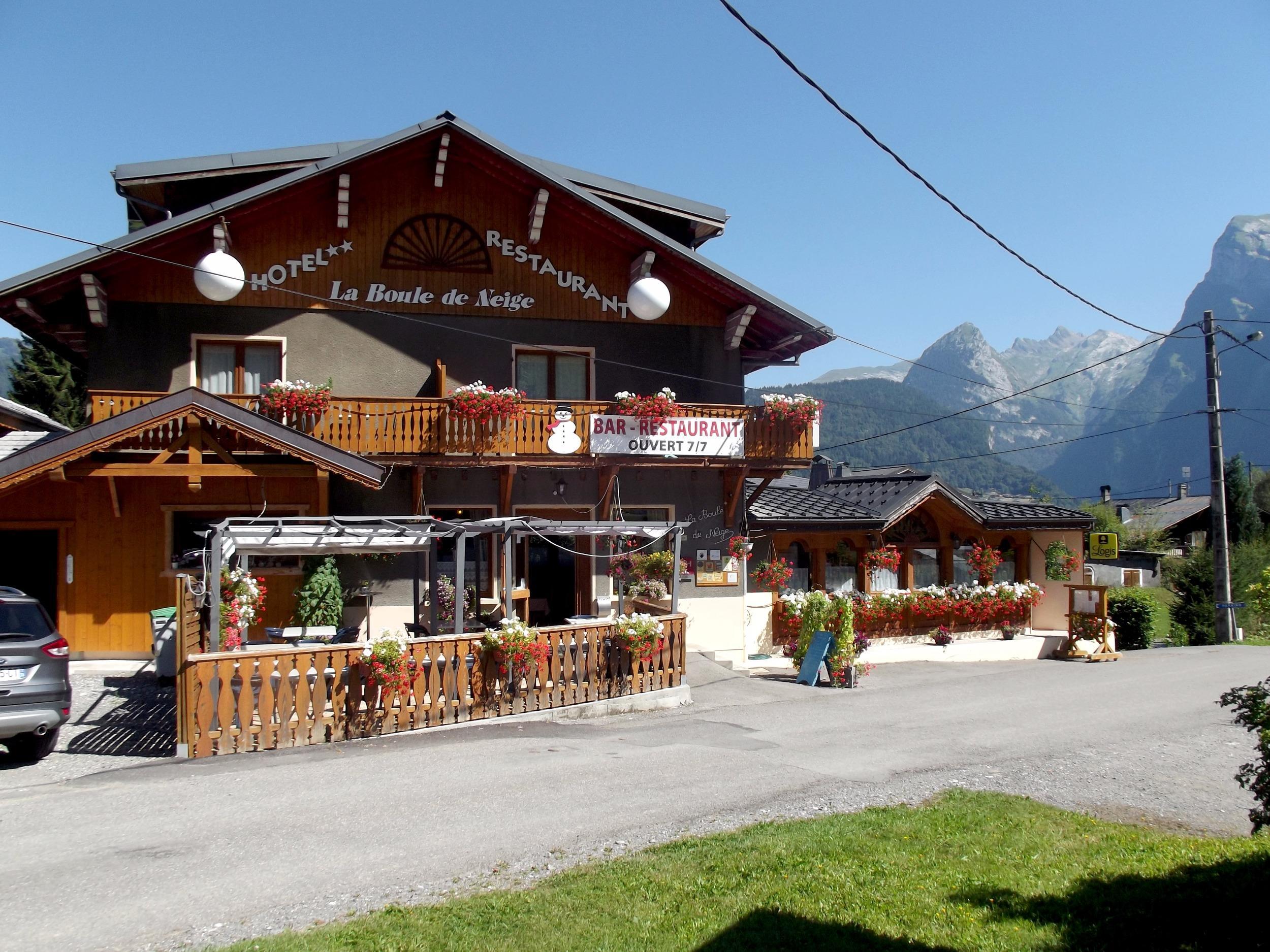 Hotel La Boule De Neige Samoëns Exterior foto