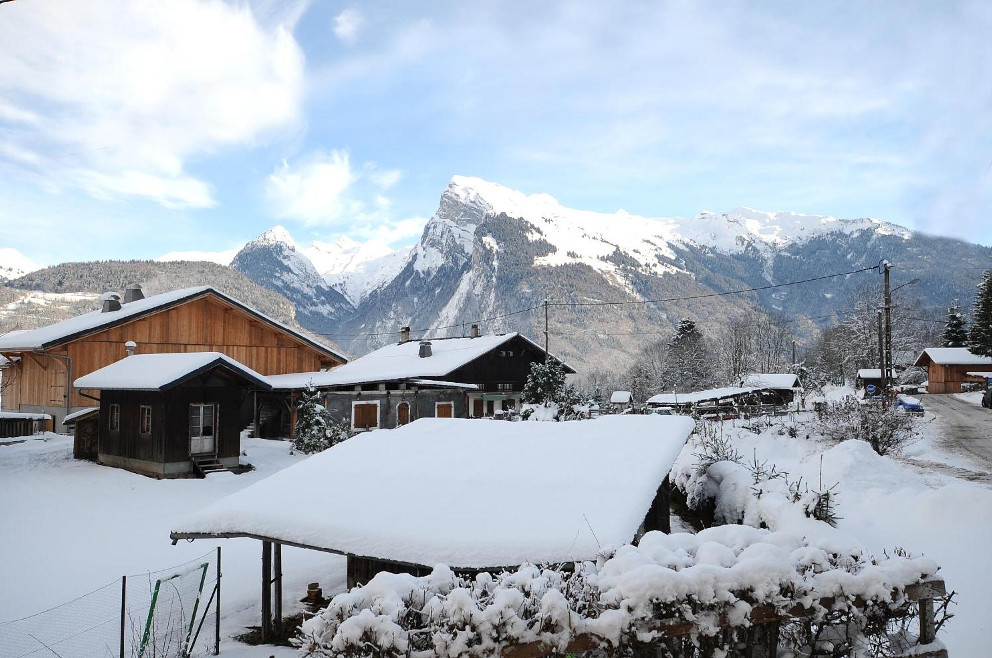 Hotel La Boule De Neige Samoëns Exterior foto